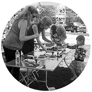 Heights Arts volunteers