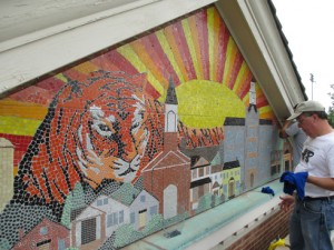 Heights public arts youth center installation