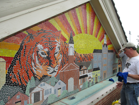 Heights public arts youth center installation