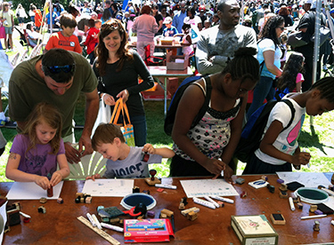 community outreach at Parade the Circle